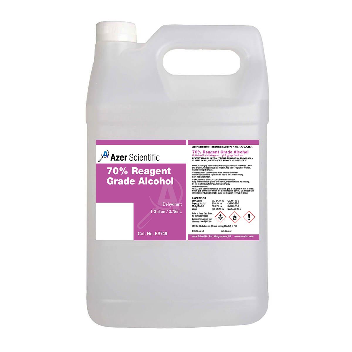 70% Reagent Grade Alcohol | Azer Scientific